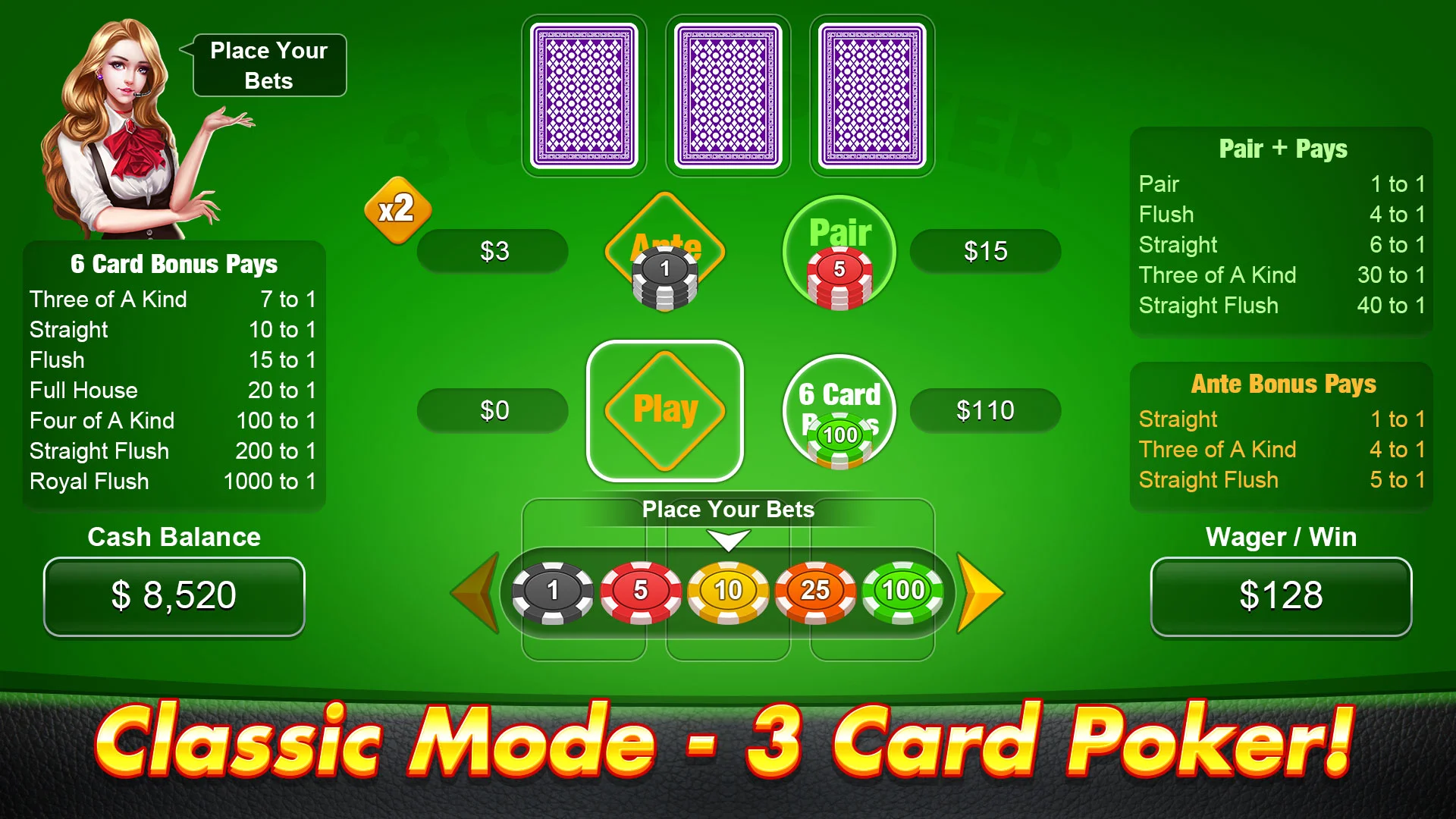 The line poker